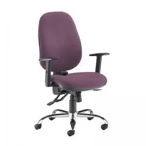 Image of Jota ergo 24hr ergonomic asynchro task chair - Bridgetown Purple