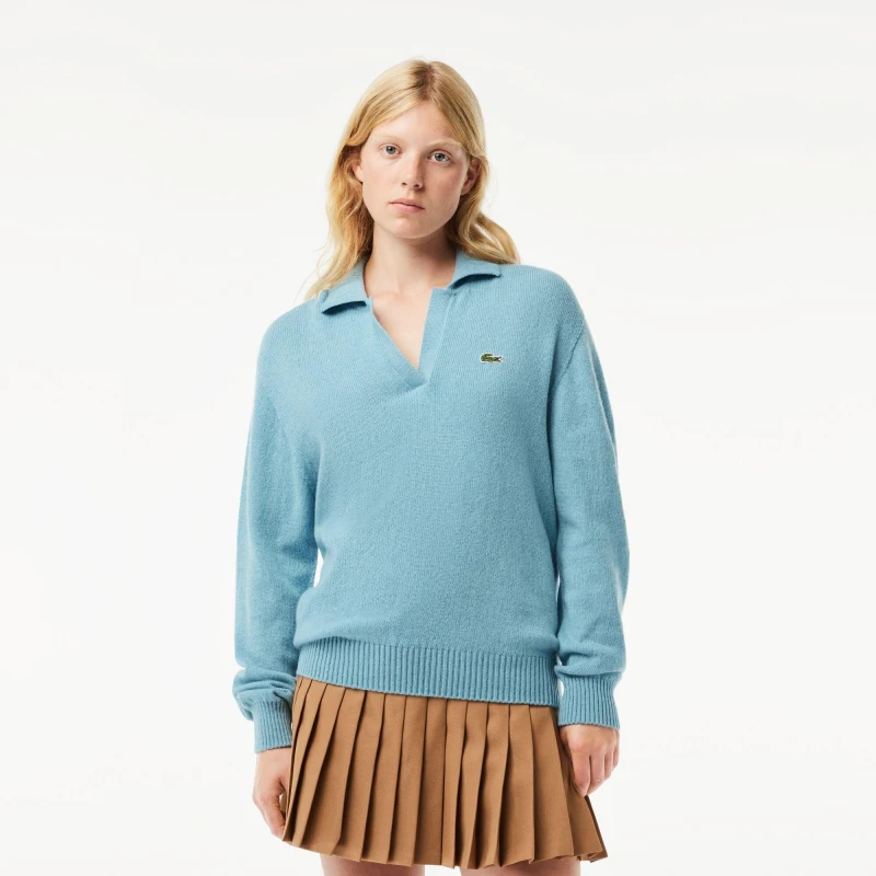 Image of Lacoste Womens Crew Neck Jumper Agrion female 6 (34)