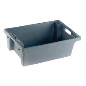 Image of Slingsby VFM Grey Solid Slide StackNesting Container 32 Litre 382963