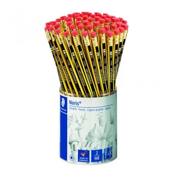 Image of Noris HB Eraser Tip Pencils Pack of 72 122KP72