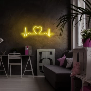 Image of Love Rhythm - Yellow Yellow Wall Lamp