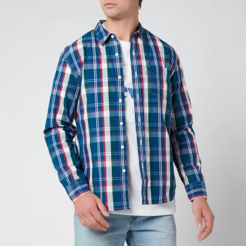 Image of Levis Mens Slim Fit One Pocket Shirt - True Red - XXL