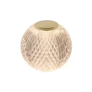 Image of Lucide CINTRA - Table Lamp - Ø9cm - LED Dim. - 1x1,5W 3000K - 3 StepDim - Transparant