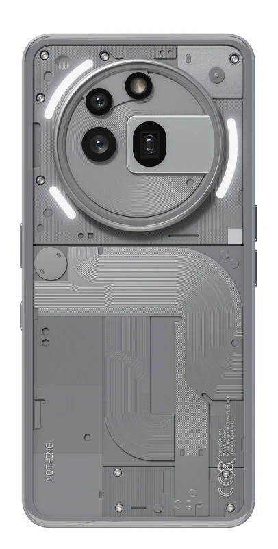 Image of Nothing Nothing Phone (3a) Pro 17.2cm (6.77") Dual SIM Android 15 5G USB Type-C 12 GB 256GB 5000 mAh Grey A10400167