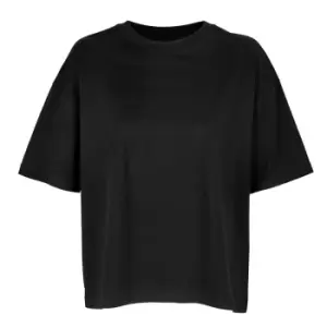 Image of SOLS Womens/Ladies Boxy Organic Oversized T-Shirt (S) (Deep Black)