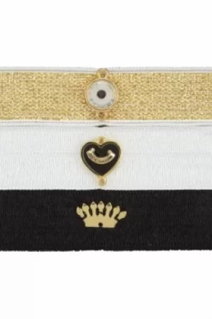 Image of Juicy Couture Jewellery Flat Charmy Elastics Hair Elastics JEWEL WJW754-711