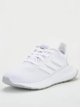 Image of adidas Runfalcon Junior Trainers, Ftwr White, Size 13