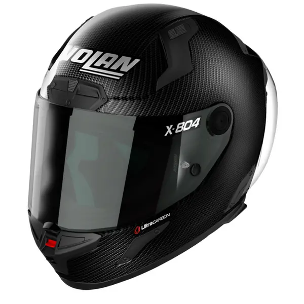 Image of Nolan X-804 RS Ultra Carbon Puro 002 Flat Carbon Full Face Helmet Size L