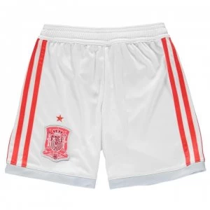 Image of adidas Spain Away Shorts 2018 Junior - White/Red