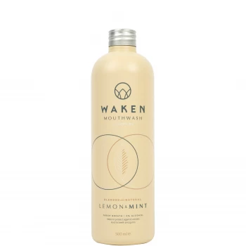Image of Waken Lemon & Mint Mouthwash 500ml