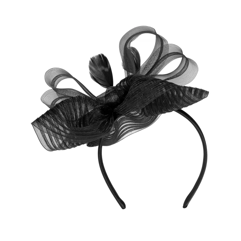 Image of Jon Richard Black Hat Fascinator Jewellery Sets One Size Black 42997003000