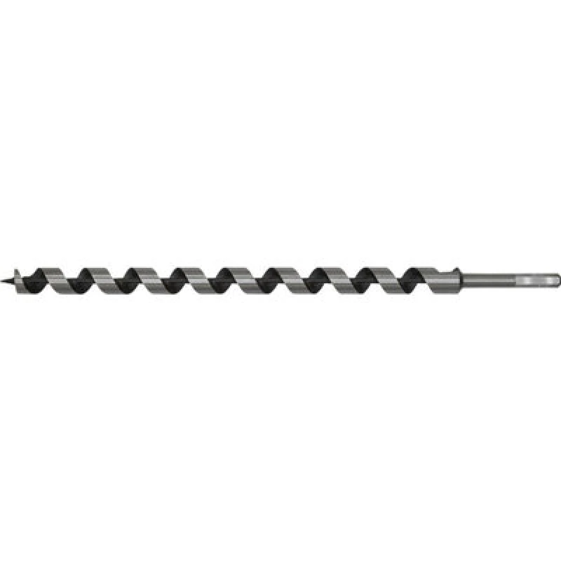 Image of Loops 22 x 460mm Hardened Auger Wood Drill Bit - Hexagonal Shank - Woodwork Timber Multi