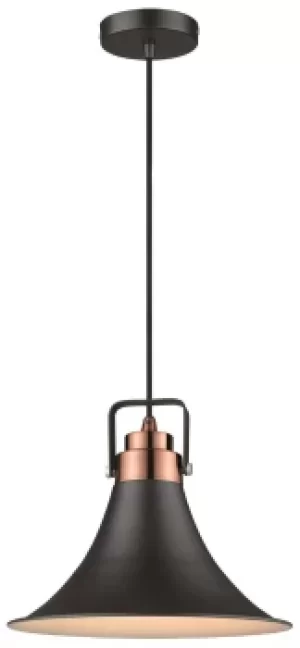 Image of Spring Dome Ceiling Pendant Matt Copper, E27