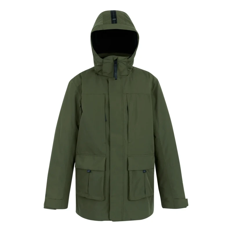 Image of Regatta Regatta Men Marron Waterproof Breathable Insulated Jacket in Green Size: X-Large Green XL Male 5063516098126