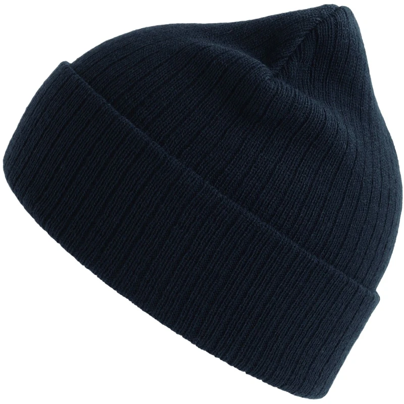 Image of Atlantis Atlantis Men Rio Ribbed Beanie in Navy Navy One Size Male 5063470815234