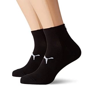 Image of Puma Performance Train Light Quarter Sock 44509 Black/White