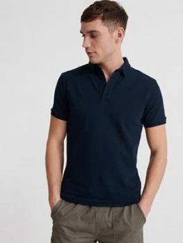 Image of Superdry City Polo Shirt, Navy, Size S, Men