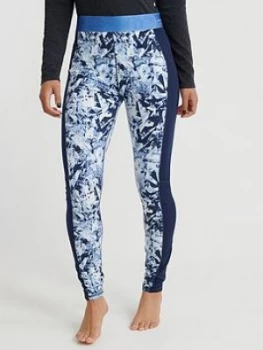 Image of Superdry Ski Carbon Base Layer Legging - Navy, Black, Size 10, Women