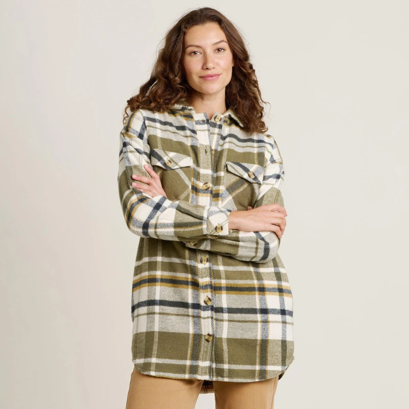 Image of Brakeburn Studland Shacket Brown