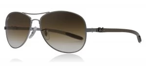 Image of Ray-Ban 8301 Carbon Fibre Sunglasses Gunmetal 004/51 59mm