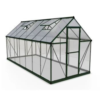 Image of Palram - Canopia Hybrid 6x14ft Green Greenhouse
