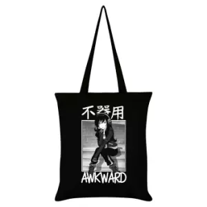 Image of Tokyo Spirit Awkward Tote Bag (One Size) (Black/White)