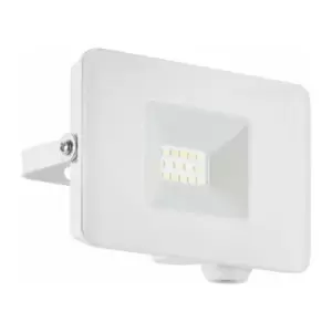 Image of IP65 Outdoor Wall Flood Light White Adjustable 10W Built in LED Porch Lamp