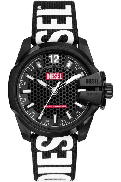 Image of Diesel Gents Diesel Baby Chief Solar-Powered Black rPET Watch DZ4653