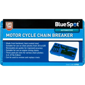 Image of 07903 Motor Cycle Chain Breaker - Bluespot