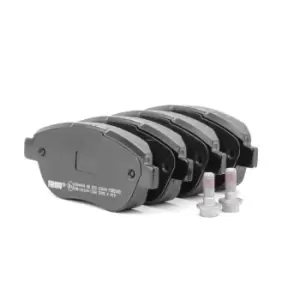 Image of FERODO Brake pad set PREMIER ECO FRICTION FDB5028 Brake pads,Brake pad set, disc brake PEUGEOT,CITROEN,206 Schragheck (2A/C),207 (WA_, WC_)