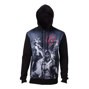Image of Assassins Creed - Live By The Creed Core Mens X-Large Hoodie - Black