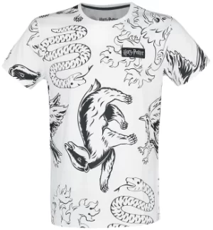 Image of Harry Potter Animals T-Shirt white