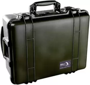 Image of Peli 1560 Waterproof Plastic Equipment case With Wheels, 265 x 560 x 455mm