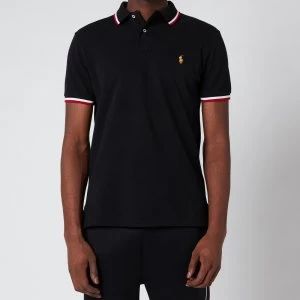 Image of Polo Ralph Lauren Mens Basic Mesh Slim Fit Polo Shirt - Polo Black - M