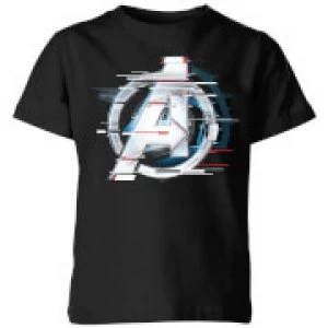 Image of Avengers: Endgame White Logo Kids T-Shirt - Black - 3-4 Years
