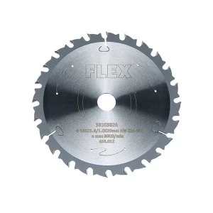Image of Flex Power Tools Circular Saw Blade with Alternating Teeth 165 x 20mm x 24T