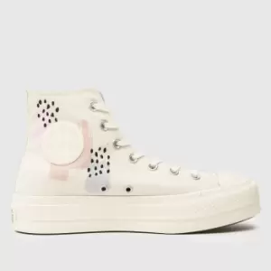 Image of Converse Stone All Star Lift Hi Trainers