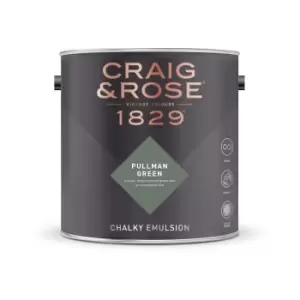 Image of Craig & Rose Chalky Emulsion Pullman Green - 5L