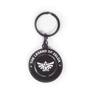 Image of Nintendo - Hyrule Royal Crest Keychain - Black