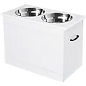 Image of PawHut Pet Feeder D08-021WT 410 x 600 x 300 mm White
