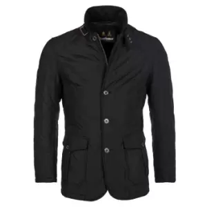 Image of Barbour Quilted Lutz Jacket - Black