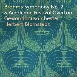 Image of Brahms Symphony No 2 & Academic Festival Overture by Johannes Brahms CD Album