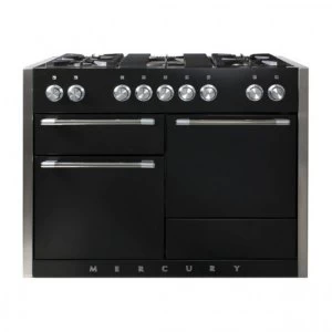 Image of Mercury MCY1200DFLQ 92940 120cm Dual Fuel Range Cooker - Liquorice Finish