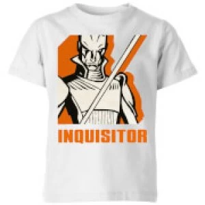 Image of Star Wars Rebels Inquisitor Kids T-Shirt - White - 5-6 Years