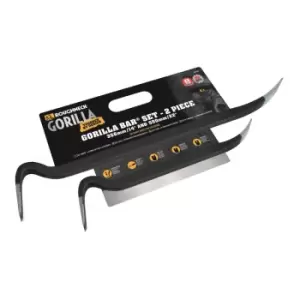 Image of ROU64402 Gorilla Bar 35cm 55cm Set Crow Bars 14 22" XMS22GORBAR2 - Roughneck