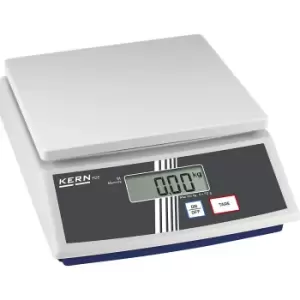 Image of KERN Tabletop scales, entry level model, weighing range up to 3 kg, read-out accuracy 1 g, weighing plate 252 x 228 mm