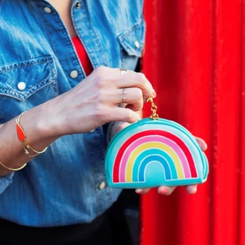 Image of Sass & Belle Chasing Rainbows Shaped Coin Purse