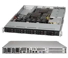 Image of Supermicro SuperChassis 116AC2-R706WB2 Rack Black 750 W