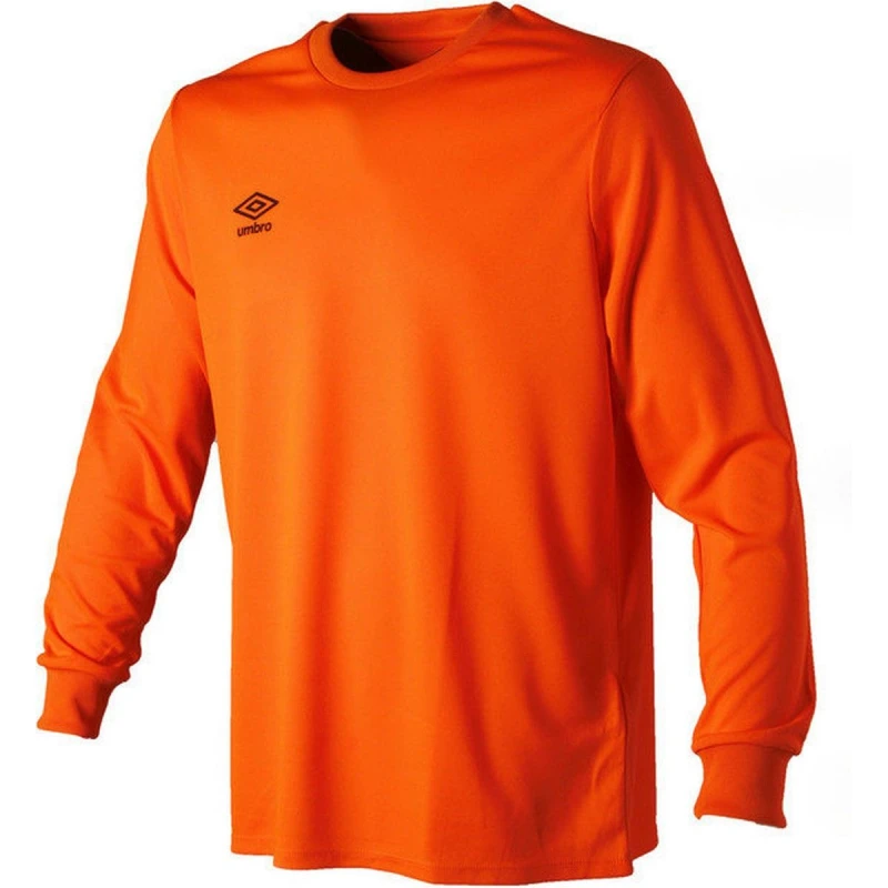 Image of Umbro Umbro Men Club Long-Sleeved Jersey in Orange Size: Small Orange S Male 5063107688439