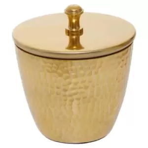 Image of Interiors By Ph Hammered Effect Canister With Lid